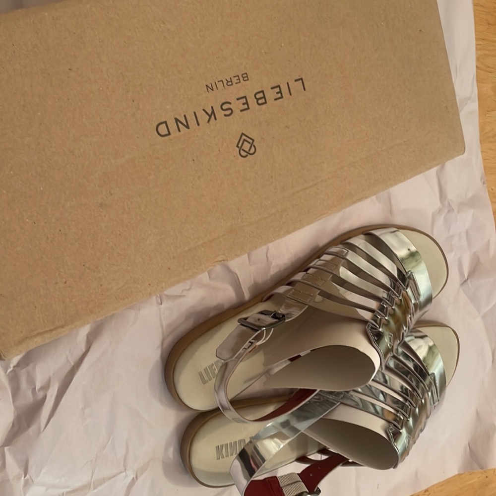 Liebeskind Sandals - Size 10 - Silver - NWOT - Picture 7 of 7